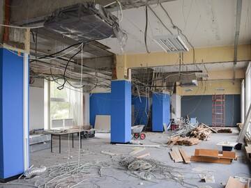 Комплексний демонтаж офісного приміщення у Києві перед ремонтом