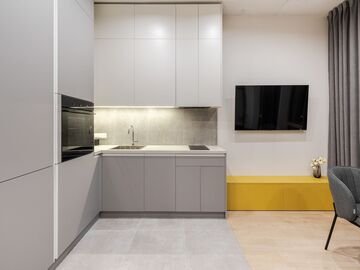 Зона відпочинку у смарт-квартирі 45 м²