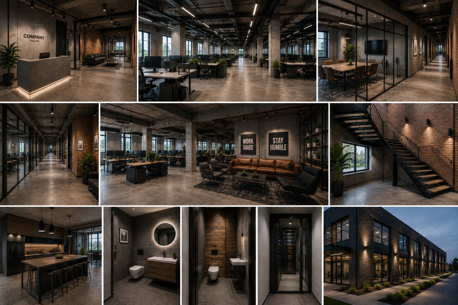 Ремонт офісу у стилі Loft у Києві
